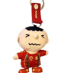 Soccer Minna No Tabo Portugal Plush Keychain 3.5 in.